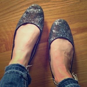 Michael Kors sparkly Flats size 7